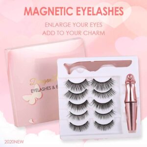 5-Pair Magnetic Eyelashes Kit